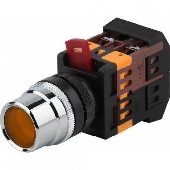 Кнопка ЭРА ABLF-22 желт. D22мм неон/240В 1з+1р BBT10-ABLF-K05E Б0045649