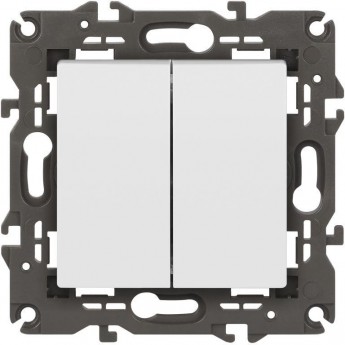 Переключатель ЭРА ELEGANCE 14-1106-01 10А IP20 250В 10AX белый
